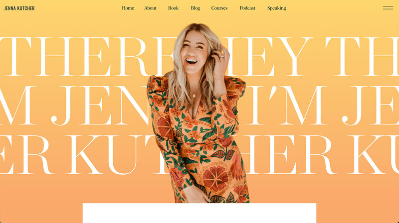jenna kutcher website
