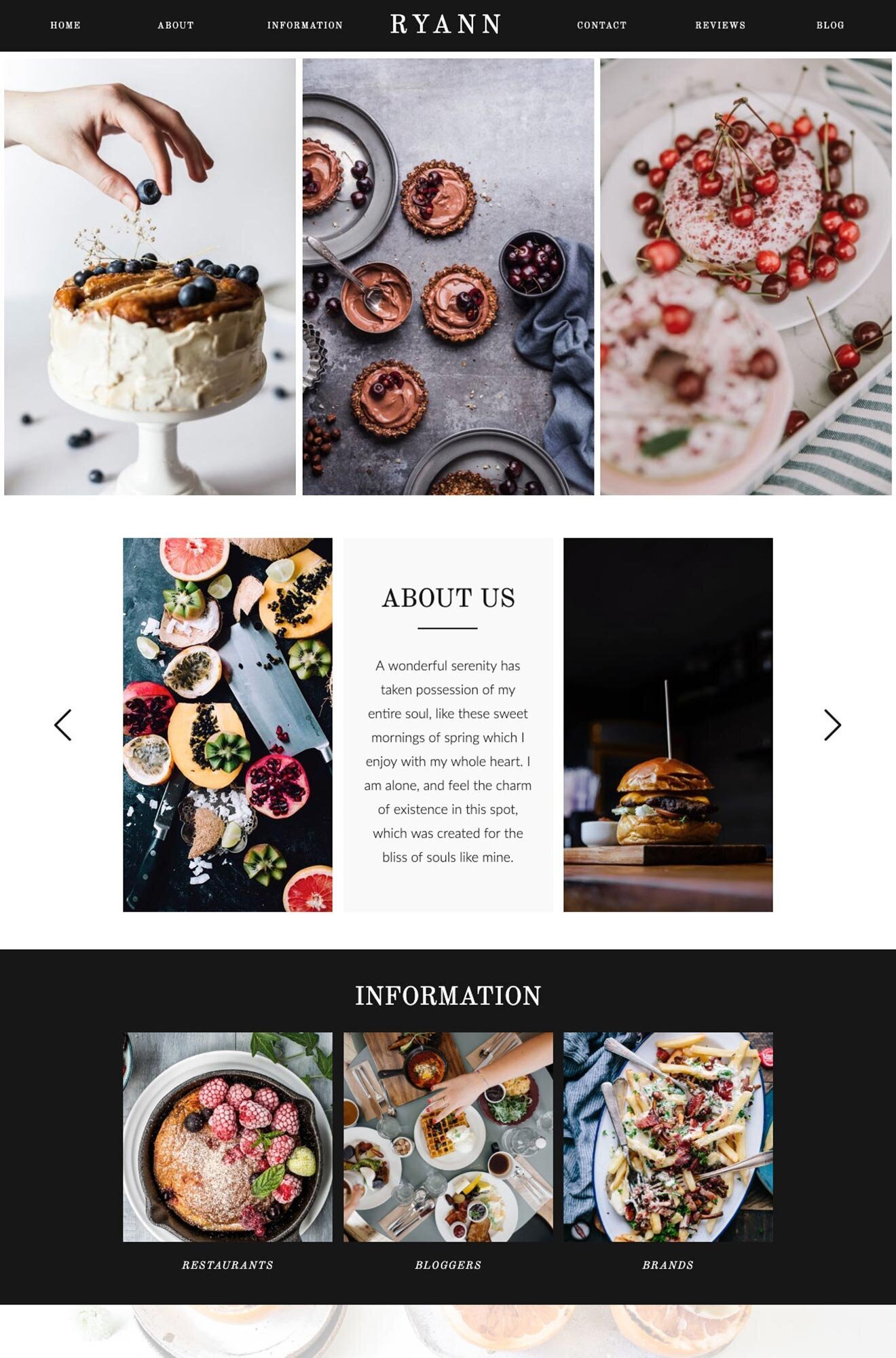 Free Showit Template Ryann