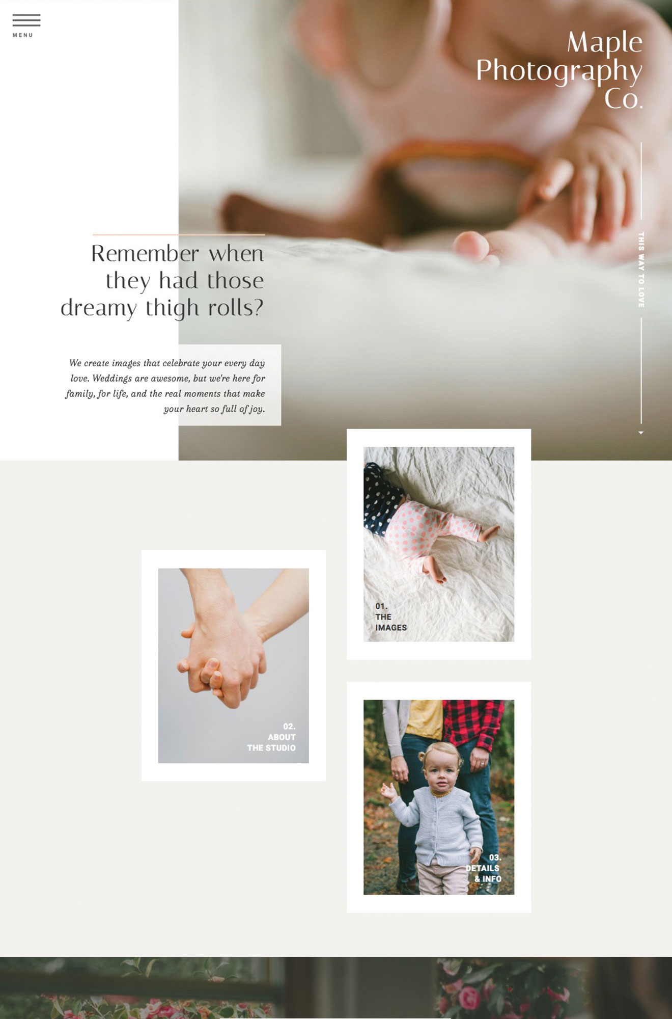 Free Showit Template Maple